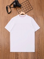 Camiseta de Hombre 2026, Nueva, de Alta Calidad, Verano, Transpirable, Cuello Redondo, Cómoda, Informal, Lisa, Absorbe la Humedad, Estilo Vintage