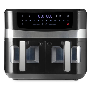 <span class=keywords><strong>2023</strong></span> Nouveau design numérique double zone friteuses à air four deux paniers plateau 8L 9L vapeur double Twin double friteuse à air - Product Image 1