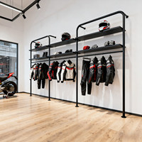 Support de rangement pour casque, équipement moto, support de présentation pour combinaison de moto, cintre pour vêtements de moto, support de présentation pour gants et vêtements