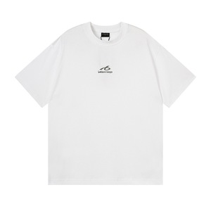 <span class=keywords><strong>B</strong></span> Brand 2026 Primavera/Estate Nuova Maglietta Semplice Retrò con Micro-Logo Riflettente e Scritta, Manica Corta, Girocollo, Unisex per Coppie - Product Image 5