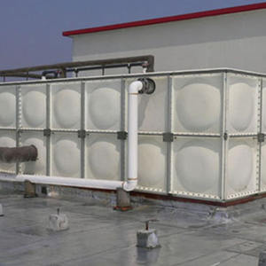 Réservoir d'eau en fibre de verre pour la récupération efficace de l'eau de pluie, grand réservoir extérieur en PRV - Product Image 4