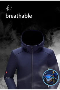 PELLIOT <span class=keywords><strong>Veste</strong></span> Softshell de <span class=keywords><strong>randonnée</strong></span> imprimée pour adultes, légère et de qualité supérieure, avec doublure en polaire pour l'extérieur - Product Image 6