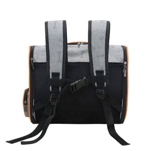 Free sample Airline Approved Portable Ventilated Design Two-Sided Entry Pet Travel Cage Dog <b>Cat</b> <b>Carrier</b> <b>Backpack</b> Bag - Product Image 2