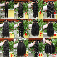 Extensions de cheveux humains Deep Water Wave Feather Crochet, sans nœuds, pré-séparées, bouclées birmanes, en vrac, vente en gros pour tressage