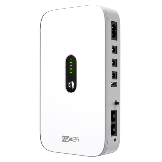 10400mAh Mini DC UPS with POE & USB | 100-240VAC Input for WiFi Router & IP Camera