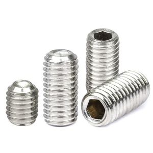 M2 M3 M4 M5 M6 M8 thép không gỉ hình lục giác ổ cắm bộ không có đầu không đầu cup điểm Grub vít Bolt hệ thống mét - Product Image 1