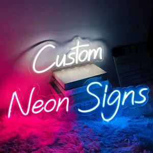 Férias rgb cobre decoração à prova d' água diy tira flexível led neon luz personalizada neon sinal para quarto