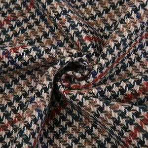 Bán Buôn Dày 680 GSM Nặng 20% Len Tự Nhiên Trong Kho Tweed Twill Dệt Phụ Nữ Blazer Váy Mùa Đông Polyester Vải - Product Image 1