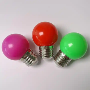 Màu đỏ màu xanh lá cây màu vàng trắng Round Shape golfball E27 chủ 220V G45 <span class=keywords><strong>Globe</strong></span> đầy màu sắc LED bóng đèn - Product Image 3