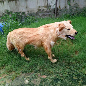 Modello animale personalizzato grande <span class=keywords><strong>cane</strong></span> pelliccia artigianato fotografia oggetti di scena decorazione del giardino ornamenti simulazione <span class=keywords><strong>cane</strong></span> <span class=keywords><strong>lupo</strong></span> - Product Image 4