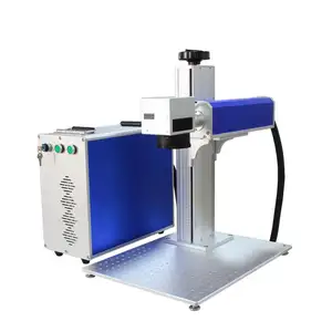 JPT Mopa 60W/100W Stainless Steel Color Portable Laser Marking Machine Used EZCAD Deep Engraving Metal Plate Fiber Laser Machine