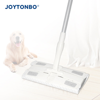 Recharges de têtes de balai microfibres électrostatiques jetables, chiffons doux anti-poussière, manche télescopique, plateau en plastique manuel pour balai plat