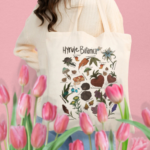 Borsa a tracolla personalizzata in tela con motivo vintage Hyrule <span class=keywords><strong>Botanica</strong></span>, borsa da viaggio riutilizzabile da donna con logo - Product Image 5