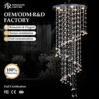 Nouveau lustre moderne haut de gamme en cristal, forme papillon, structure métallique, luminaire suspendu LED pour la décoration de mariages, banquets et événements