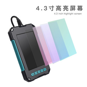 4.3 Inch Dual Lens Video Inspection Instrument 100m Working Length 8mm Probe For Pipeline Automotive Repair - Product Image 4