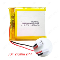 Enerforce OEM 3.7v Lithium Polymère Batterie 1800mah 804040 Pouch Rechargeable pour Jeux Portables Joueurs
