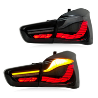 Luces Traseras LED Nuevas de Fábrica en Oferta para BMW Serie 1 Modelos F20 F21 15-18 Estilo GTS Diseño Rojo Ahumado con Efecto de Luz Fluida