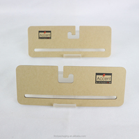 Custom Hotel Shop Eco-friendly Beach Towel Cardboard Kraft Paper Scarf Hanger With logo