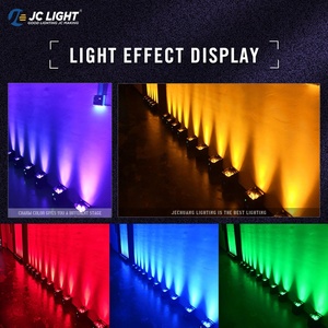 Jclight 6x18W pin <span class=keywords><strong>LED</strong></span> PAR Powered uplights DMX kiểm soát đám cưới sân khấu 6in1 <span class=keywords><strong>uplight</strong></span> không dây Par ánh sáng - Product Image 5