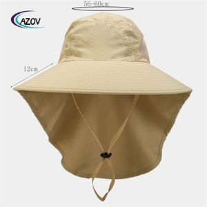 Chapeau de pêcheur pare-soleil extérieur Jungle alpinisme chapeau de pêche protection du cou grand bord chapeau à séchage rapide - Product Image 3