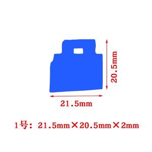 ใบปัดน้ำฝนยางสำหรับเครื่องพิมพ์ Epson DX5 XP600 DX7 5113 JV33 I3200 JV5ใบมีดหัวพิมพ์ Mutoh Roland Maki - Product Image 4
