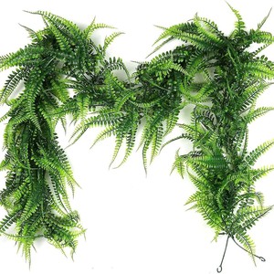 Guirlande de feuilles artificielles persanes Xuanhaoyuan, 180 cm, verte, pour décoration d'arche de mariage - Product Image 1