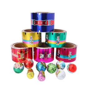 Professional Food Grade Aluminum Foil Roll Coated Tin Foil Paper for Candy Chocolate <b>Sweets</b> <b>Packaging</b> Wrapping - Product Image 3