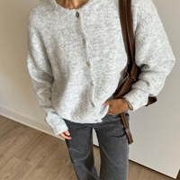Vêtements en gros de Chine - Vêtements en vrac pour femmes - Cardigan pour femmes avec boutons Y2K et crochet pour vêtements de détente - Ensembles pour femmes