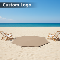 Tapis de sol octogonal portable, léger, imperméable et multi-usage, résistant à l'humidité, pour tente extérieure et pique-nique