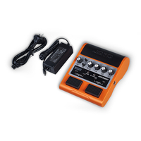 JOYO Pedal Amplifier Gitar Portabel All-in-One Isi Ulang Combo Amplifier Gitar dengan Footswitch Efek Jam Buddy