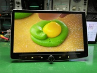 Radio Mobil Android 10 Inci 1din, Pemutar DVD Stereo Autoradio, Mendukung Rotasi Layar 360 Derajat, Navigasi GPS, Elektronik Otomatis