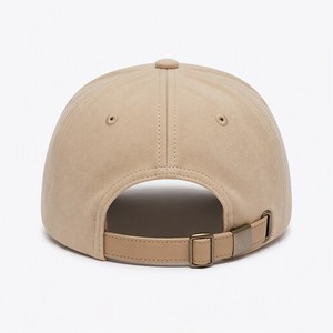 Gorra de béisbol de gamuza sintética de 6 paneles con logo personalizado, bordado 3D en relieve, estampado digital y patrón de letras, de lujo común, al por mayor - Product Image 3