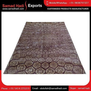 Lujosa Alfombra de lana de alta calidad moderna impresa Digital bordada duradera a mano para hoteles oraciones uso doméstico viscosa - Product Image 6