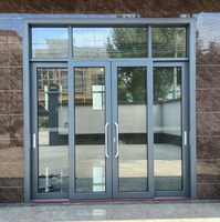 Portes coulissantes résistantes en aluminium certifiées CSA, modernes, pour balcons de maisons et de villas