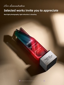 Nouveau Trophée en Cristal Artificiel 2026 – Récompense Créative Personnalisée en Métal Gravé pour Employés Exceptionnels et Reconnaissance des Équipes lors de la Réunion Annuelle - Product Image 5