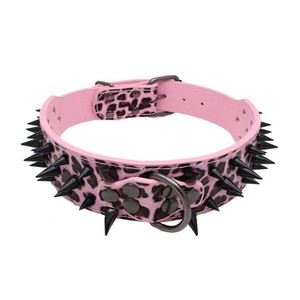 Collar para Perro Resistente con Tachuelas para Perros Grandes y Medianos, Ajustable, de Cuero PU, con Remaches Punk, Anti-Mordidas, Duradero - Product Image 6