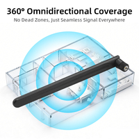 Antenne WiFi 5G LTE à interface filetée, gain élevé 12 dBi, pliable, rotative à 90 degrés, omnidirectionnelle verticale, type « Rubber Duck », pour routeur, personnalisable OEM