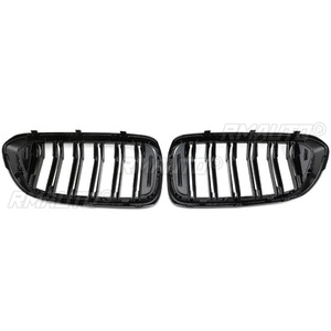 Rejilla Delantera para BMW Serie 6 GT G32 630I 640I 640I 620D 640D XDrive 2017 2018 2019, Doble Listón, Color Negro - Product Image 3