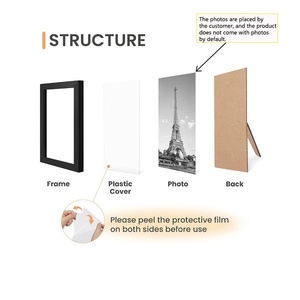 Marco <span class=keywords><strong>de</strong></span> Fotos <span class=keywords><strong>de</strong></span> Madera 8x10 para Montar en la Pared, Marco <span class=keywords><strong>de</strong></span> Fotos para Decoración del Hogar, Exhibición <span class=keywords><strong>de</strong></span> Madera Sólida - Product Image 2