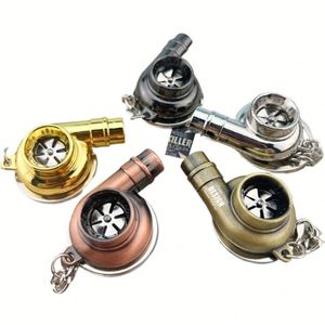 Porte-clés personnalisé pour accessoires de voiture - Porte-clés turbo, roue et piston pour les passionnés et collectionneurs automobiles - Product Image 1