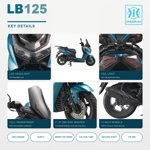 Offre Spéciale – Scooter Automatique 125cc à Essence avec Frein à Disque CBS, Système EFI, Démarrage sans Clé, Norme Euro 5 – Idéal pour Adultes et Trajets Quotidien - Product Image 2