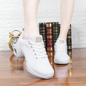 Zapatos Deportivos sepatu gaya berjalan kasual, sepatu olahraga dansa Platform Sneakers wanita - Product Image 6