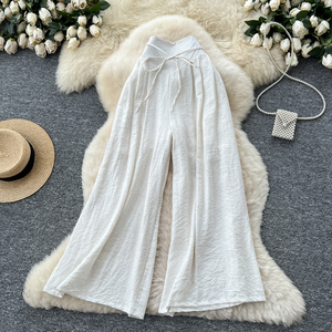 <span class=keywords><strong>Pantalones</strong></span> Largos Casuales de Verano para Mujer, <span class=keywords><strong>Pantalones</strong></span> Anchos con Estampado y Cintura Alta, <span class=keywords><strong>Pantalones</strong></span> para Actividades al Aire Libre, Venta al Por Mayor - Product Image 2