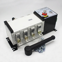 Commutateur de transfert automatique double alimentation PC Classe AC 4P 250A ATS, commutation manuelle et automatique, capacité de coupure 5kA, IP65