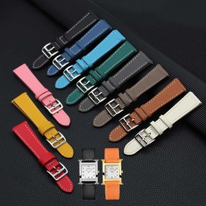 Bracelets de montre en <span class=keywords><strong>cuir</strong></span> de veau pleine fleur 20mm 22mm, faits main, motif palmier, en <span class=keywords><strong>cuir</strong></span> véritable Epsom - Product Image 1