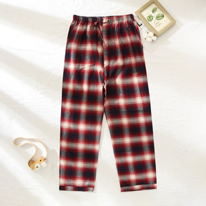 Pigiama Natalizio a Quadri Rosso, Nero e Bianco, Pantaloni da <span class=keywords><strong>Uomo</strong></span> Pronti per la Spedizione, Comodi <span class=keywords><strong>Pigiami</strong></span> in Cotone per <span class=keywords><strong>Uomo</strong></span> - Product Image 2