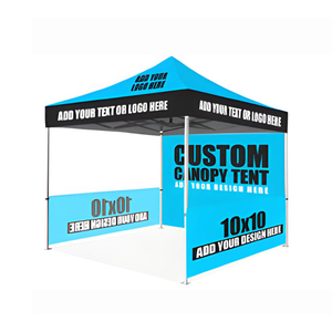Tente à double couche personnalisée <span class=keywords><strong>10x10</strong></span> avec impression de message, idéale pour les salons professionnels, la publicité commerciale, les événements intérieurs/extérieurs, les fêtes et les mariages - Product Image 4