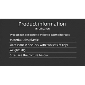 Accessoires de modification pour moto et VTT, accessoires de verrouillage électrique pour véhicules tout-terrain, verrou de <span class=keywords><strong>robinet</strong></span> grande cylindrée - Product Image 4