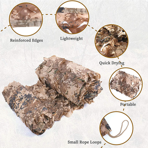 Sa Mạc chống cháy <span class=keywords><strong>Camo</strong></span> Lưới cắm trại ngoài trời ngụy trang Net dù để che nắng <span class=keywords><strong>Camo</strong></span> Net săn bắn - Product Image 5
