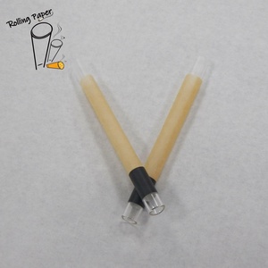 Accesorios para fumar con cono de vidrio transparente personalizado, cono de vidrio de color extragrande, tubo de papel. - Product Image 5